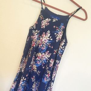 Francesca's Blue Rain floral dress